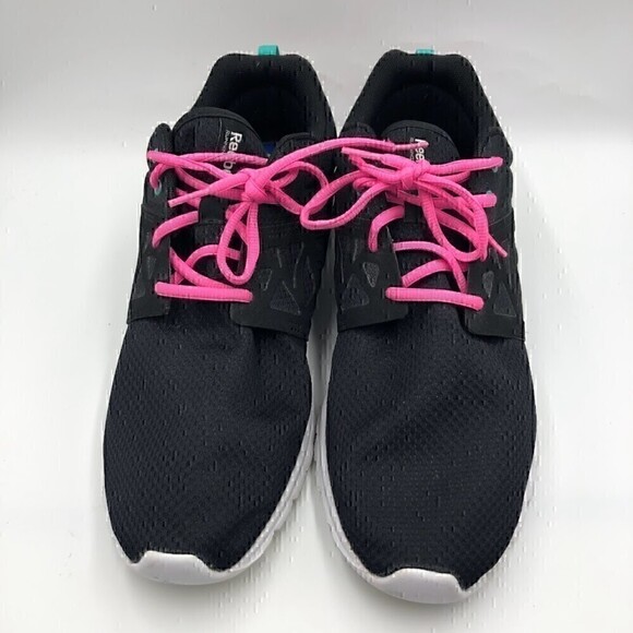 Reebok Women's Black Running Athletic Shoes Hot Pink Accents Sublite Size 12 - Picture 9 of 12